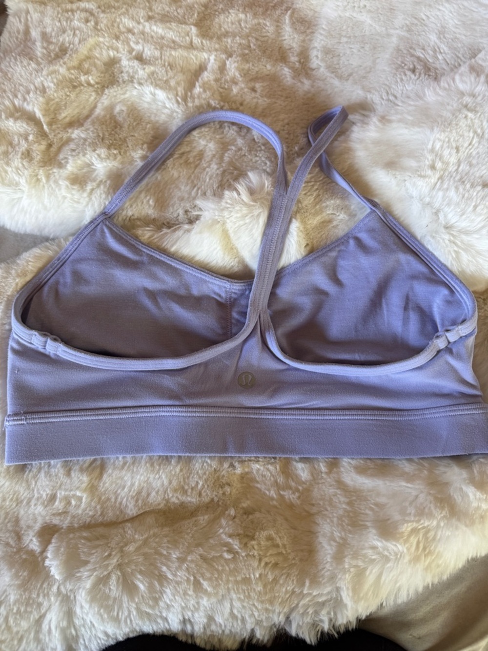 lululemon athletica Lavender Strappy Low-Impact Sports Bra Med